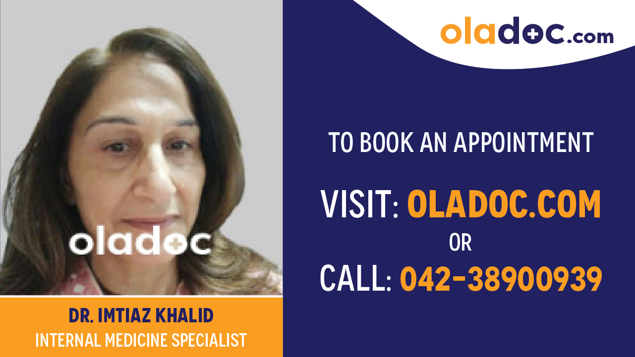 Book appointment with Dr.Imtiaz Khalid-best Internal Medicine Specialist in Karachi